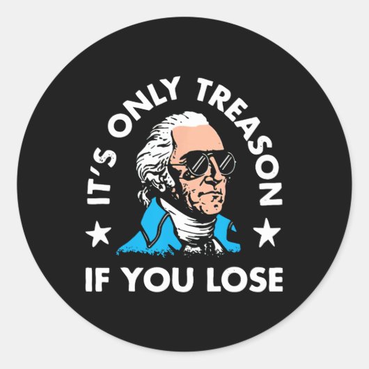 7月もし4日を失う宝おもしろい庫 ラウンドシール (正面)