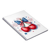 7月アメリカのコケット・ボウ4thとのさくらんぼ ノートブック (右側)