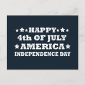 7月アメリカの幸せ4日 シーズンポストカード (正面)