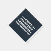 7月アメリカの幸せ4日 スタンダードカクテルナプキン (角)