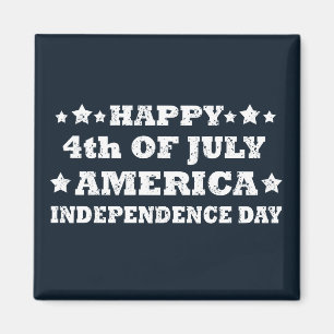 7月アメリカの幸せ4日 マグネット
