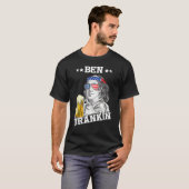 7月アメリカ人のベン・ドランキン4日 Tシャツ (正面フル)