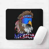 7月アメリカ合衆国のイーグルマレーSungles Merica 4 マウスパッド (マウス)