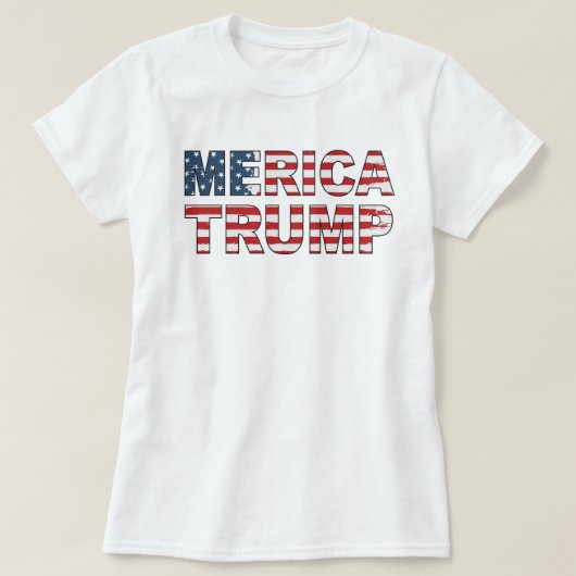 7月アメリカ国旗ムリカ4日 Tシャツ (デザイン正面)