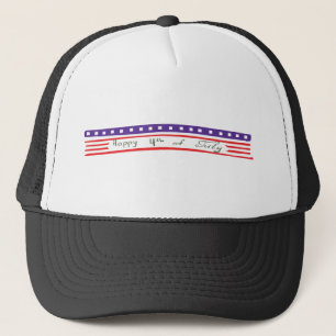 7月アメリカ国旗Happy 4th キャップ