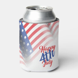 7月アメリカ国旗Happy 4th 缶クーラー