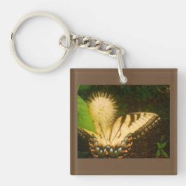 7月イエロー（昆虫）オオカバマダラ、モナーク キーホルダー