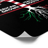 7月イタリアン4日のアメリカの根 ポスター (角)