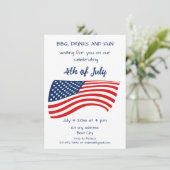 7月エレガントのミニマル第4期ファミリーパーティー 招待状 (スタンド正面)