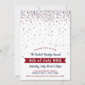 7月エレガントパーティー4日に星を落とす 招待状 (正面)