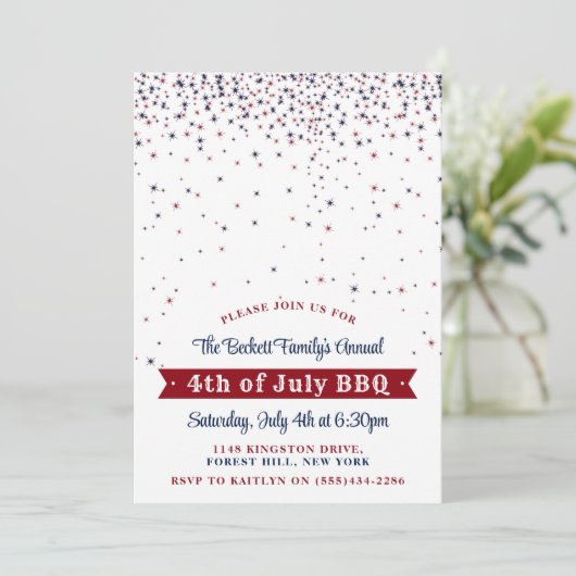 7月エレガントパーティー4日に星を落とす 招待状 (スタンド正面)