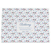 7月エレガント4日のブ結婚リーデスメイドさん ラージペーパーバッグ (正面)