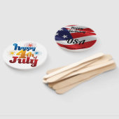 7月カスタムのパレードハンドアウトのPROMOファン4 ハンドファン (組立なし)