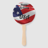 7月カスタムのパレードハンドアウトのPROMOファン4 ハンドファン (裏面)