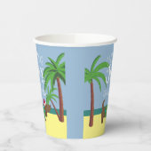 7月カスタムのパーティースクエア紙コート 紙コップ (左)