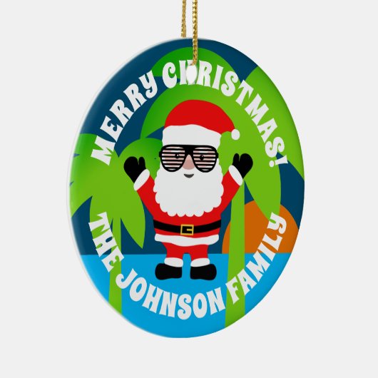 7月カスタムの夏の木のオーナメント セラミックオーナメント (右)