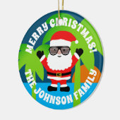 7月カスタムの夏の木のオーナメント セラミックオーナメント (左)