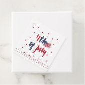 7月カスタム第4回愛国米国国旗のパーティー フェイバータグ (インサイチュ)