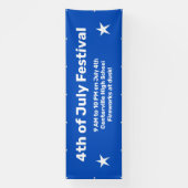 7月カスタム4日お祝いバナー 横断幕 (縦)