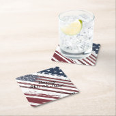 7月カスタム4日の国旗の色の飛行機コースター ペーパーコースター (インサイチュ)