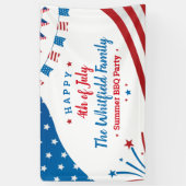 7月カスタム4日ファミリー夏BBQパーティー 横断幕 (縦)