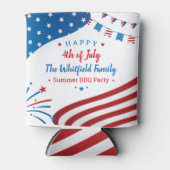 7月カスタム4日ファミリー夏BBQパーティー 缶クーラー (正面)