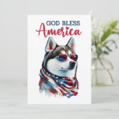 7月カードの愛国犬 – ハスキー第4位 シーズンカード (スタンド正面)