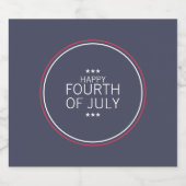 7月クラシック第4回インディペンデンスデイビールラベル ビールラベル (シングルラベル)