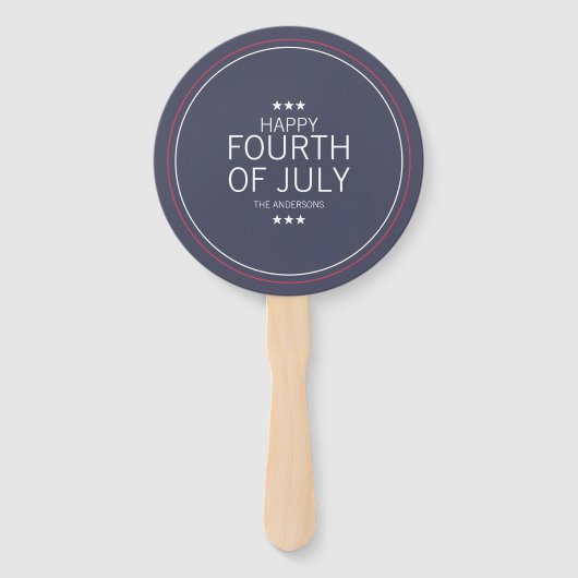 7月クラシック4日Independence Day Hand Fan ハンドファン (正面)