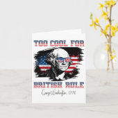 7月クールのジョージ和紙の英国のルール4thのために カード (黄色い花)