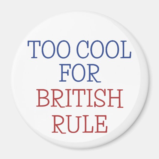 7月クール4日の英国支配アメリカに向けて マグネット (正面)