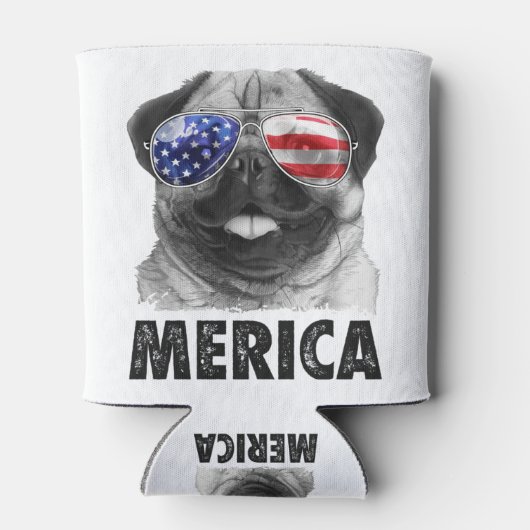 7月シャツ女子男子のプグ・メリ男性へカ4位 缶クーラー (裏面)