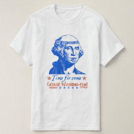 7月ジョージ・ワシントンのユーモアの夏のおもしろいな第4 Tシャツ
