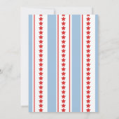 7月ストライプ4日大星赤青 招待状 (裏面)