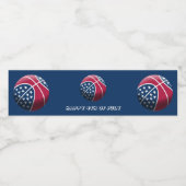 7月バスケの幸せ4日 ペットボトルラベル (シングルラベル)