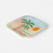 7月パーソナライズされたのパーティー紙プレート ペーパープレート (傾斜あり)