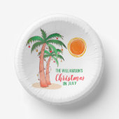 7月パーソナライズされたのパーティー紙ボウル ペーパーボウル (正面)