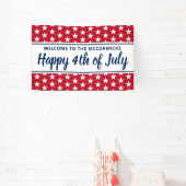 7月パーソナライズされたの4日パーティーの星とストライプ 横断幕 (インサイチュ)