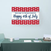 7月パーソナライズされたの4日パーティーの星とストライプ 横断幕 (トレードショー)