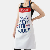 7月パーソナライズされたの4thのBBQシェフをグリル エプロン (インサイチュ)