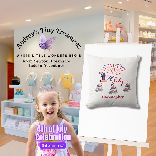 7月パーソナライズされた14日のベビー枕 クッション