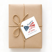 7月パーソナライズされた4日かわいい幸せ フェイバータグ