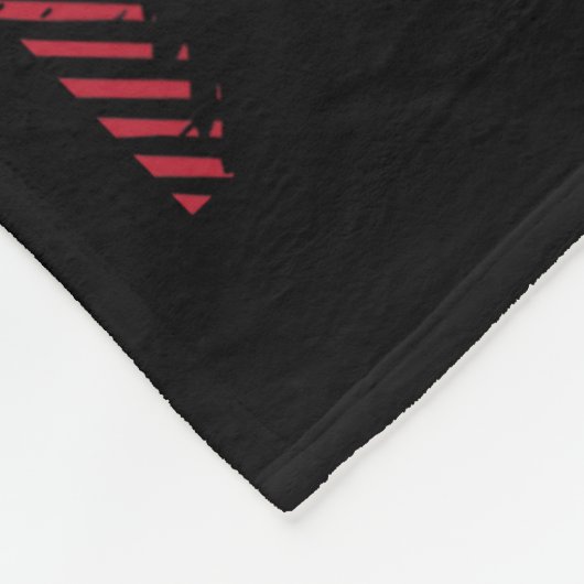 7月ビッグフットサスカッチ米国国旗の愛国的な男性の女性 フリースブランケット (角)