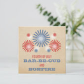 7月ファンキー4日Fireworks招待状 招待状 (スタンド正面)