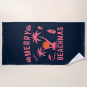 7月メリーのビーチマスクリスマス ビーチタオル (正面)