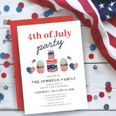 7月モダンパーティー4日 招待状