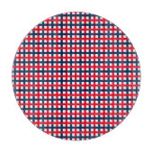 7月モダン赤白青愛国網の4日 カッティングボード (正面)