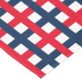 7月モダン赤白青愛国網の4日 テーブルクロス (アングル)