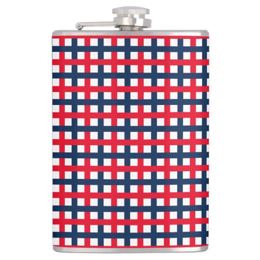 7月モダン赤白青愛国網の4日 フラスク (正面)