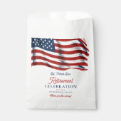 7月モダン軍引退の米国国旗4日 フェイバーバッグ (正面)